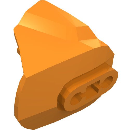 LEGO 90641 Hero Factory Armor with Ball Joint Socket - Size 3 in Orange - Authentic LEGO Part