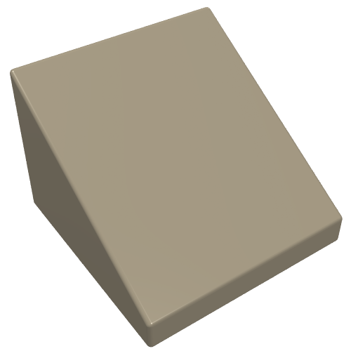 LEGO 54200 Slope 30 1 x 1 x 2/3 in Dark Tan - Authentic LEGO Part