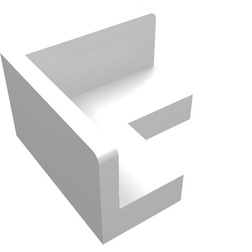 LEGO 91501 Panel 2 x 2 x 1 Corner in White - Authentic LEGO Part