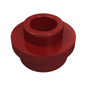 LEGO 85861 Plate, Round 1 x 1 with Open Stud in Dark Red - Authentic LEGO Part