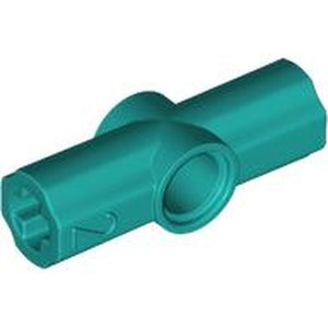 LEGO 32034 Technic, Axle and Pin Connector Angled #2 - 180 degrees in Dark Turquoise - Authentic LEGO Part