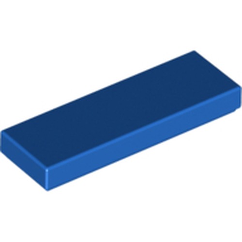 LEGO 63864 Tile 1 x 3 in Blue - Authentic LEGO Part
