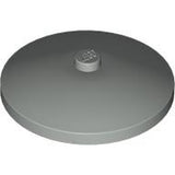 LEGO 3960 Dish 4 x 4 Inverted (Radar) with Solid Stud in Light Gray - Authentic LEGO Part