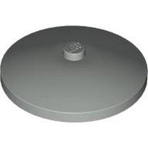 LEGO 3960 Dish 4 x 4 Inverted (Radar) with Solid Stud in Light Gray - Authentic LEGO Part