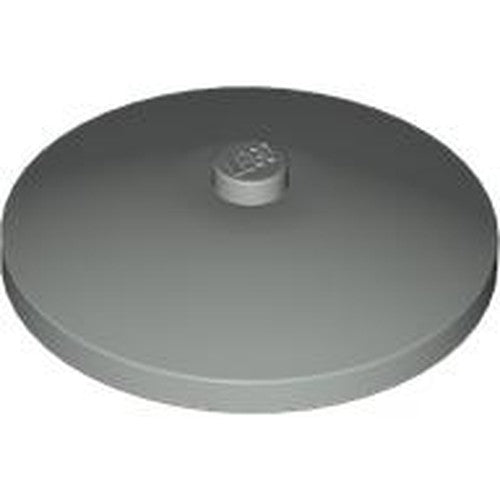 LEGO 3960 Dish 4 x 4 Inverted (Radar) with Solid Stud in Light Gray - Authentic LEGO Part