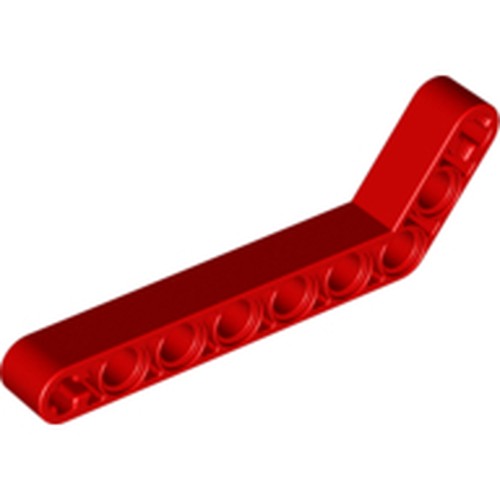 LEGO 32271 Technic, Liftarm, Modified Bent Thick 1 x 9 (7 - 3) in Red - Authentic LEGO Part