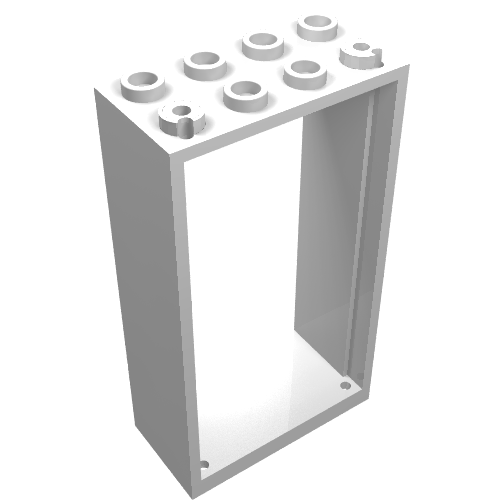 LEGO 60599 Door, Frame 2 x 4 x 6 in White - Authentic LEGO Part