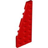 LEGO 50305 Wedge, Plate 8 x 3 Pentagonal Left in Red - Authentic LEGO Part