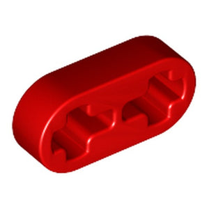 LEGO 41677 Technic, Liftarm Thin 1 x 2 - Axle Holes in Red - Authentic LEGO Part