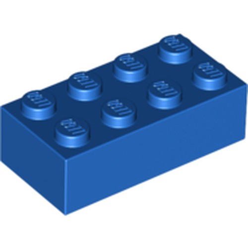 LEGO 3001 Brick 2 x 4 in Blue - Authentic LEGO Part