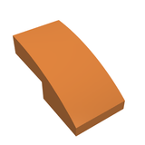LEGO 11477 Slope, Curved 2 x 1 x 2/3 in Medium Nougat - Authentic LEGO Part