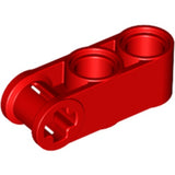 LEGO 42003 Technic, Axle and Pin Connector Perpendicular 3L with 2 Pin Holes in Red - Authentic LEGO Part