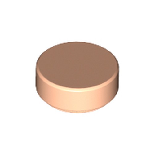 LEGO 98138 Tile, Round 1 x 1 in Light Nougat - Authentic LEGO Part