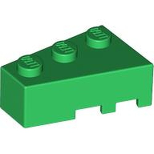 LEGO 6565 Wedge 3 x 2  Left in Green - Authentic LEGO Part