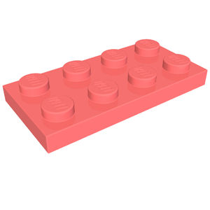 LEGO 3020 Plate 2 x 4 in Coral - Authentic LEGO Part