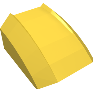 LEGO 30602 Slope, Curved 2 x 2 Lip in Yellow - Authentic LEGO Part