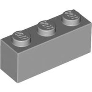 LEGO 3622 Brick 1 x 3 in Light Bluish Gray - Authentic LEGO Part