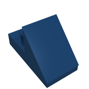 LEGO 92946 Slope 45 2 x 1 with 2/3 Cutout in Dark Blue - Authentic LEGO Part