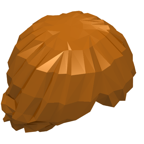 LEGO 92746 Minifigure, Hair Tousled and Layered - Main Product Image