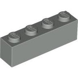 LEGO 3010 Brick 1 x 4 in Light Gray - Authentic LEGO Part