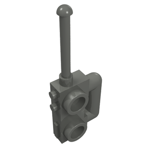 LEGO 3962b Minifigure, Utensil Radio with Extended Handle in Dark Bluish Gray - Authentic LEGO Part