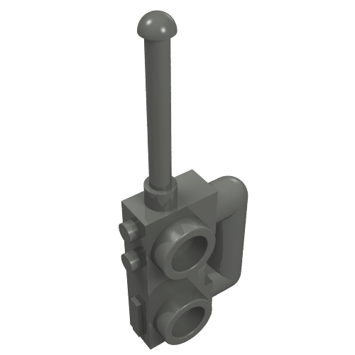 LEGO 3962b Minifigure, Utensil Radio with Extended Handle in Dark Bluish Gray - Authentic LEGO Part