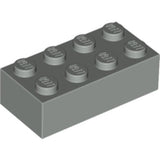 LEGO 3001 Brick 2 x 4 in Light Gray - Authentic LEGO Part