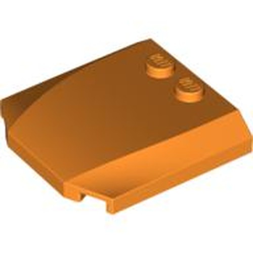 LEGO 45677 Wedge 4 x 4 x 2/3 Triple Curved in Orange - Authentic LEGO Part