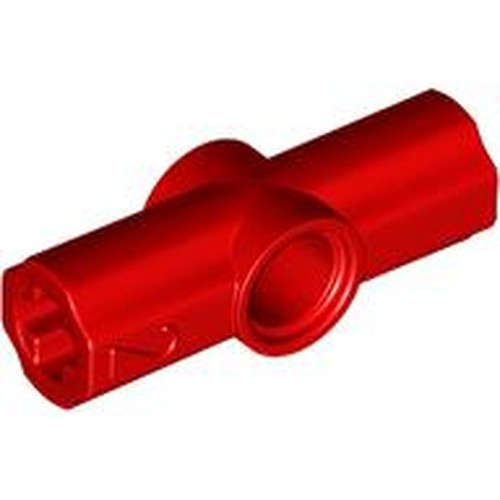 LEGO 32034 Technic, Axle and Pin Connector Angled #2 - 180 degrees in Red - Authentic LEGO Part