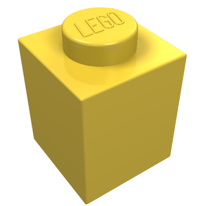 LEGO 3005 Brick 1 x 1 in Yellow - Authentic LEGO Part