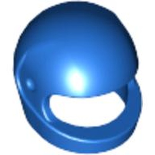 LEGO 2446 Minifigure, Headgear Helmet Motorcycle (Standard) in Blue - Authentic LEGO Part