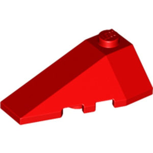 LEGO 43710 Wedge 4 x 2 Triple Left in Red - Authentic LEGO Part