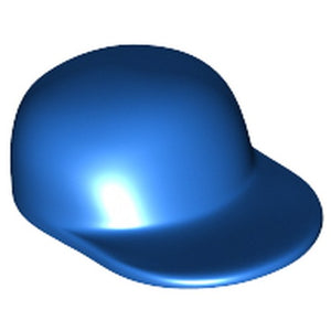 LEGO 4485 Minifigure, Headgear Cap - Long Flat Bill in Blue - Authentic LEGO Part