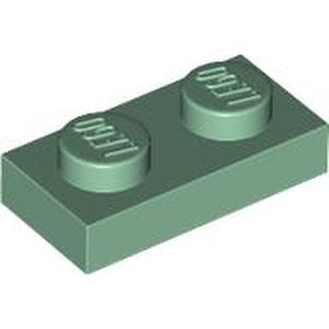 LEGO 3023 Plate 1 x 2 in Sand Green - Authentic LEGO Part