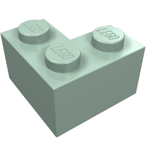 LEGO 2357 Brick 2 x 2 Corner in Sand Green - Authentic LEGO Part