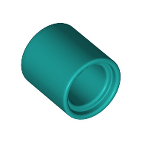 LEGO 18654 Light Bluish Gray Technic, Liftarm Thick 1 x 1 (Spacer) in Dark Turquoise - Authentic LEGO Part