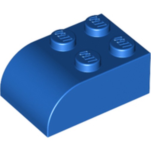 LEGO 6215 Slope, Curved 3 x 2 with 4 Studs in Blue - Authentic LEGO Part