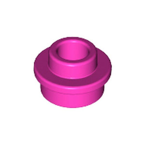 LEGO 85861 Plate, Round 1 x 1 with Open Stud in Dark Pink - Authentic LEGO Part