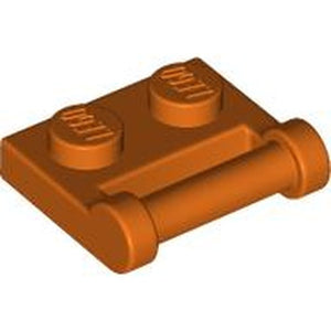 LEGO 48336 Plate, Modified 1 x 2 with Bar Handle on Side - Closed Ends in Reddish Orange - Authentic LEGO Part