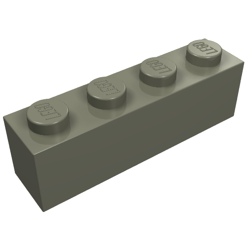 LEGO 3010 Brick 1 x 4 in Dark Gray - Authentic LEGO Part