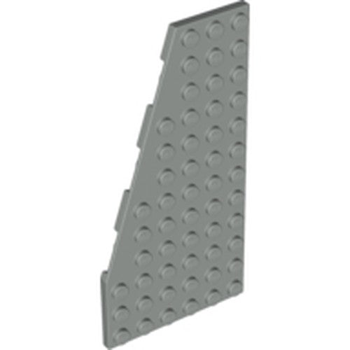 LEGO 30355 Wedge, Plate 12 x 6 Left in Light Gray - Authentic LEGO Part