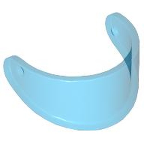 LEGO 2447 Minifigure, Visor Standard in Trans-Dark Blue - Authentic LEGO Part