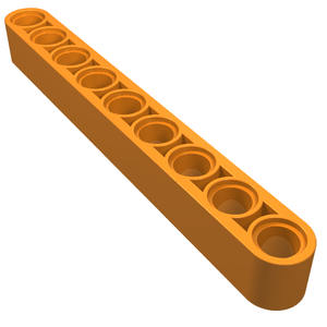LEGO 40490 Technic, Liftarm Thick 1 x 9 in Orange - Authentic LEGO Part