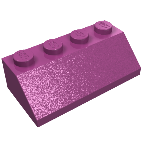 LEGO 3037 Slope 45 2 x 4 in Magenta - Authentic LEGO Part