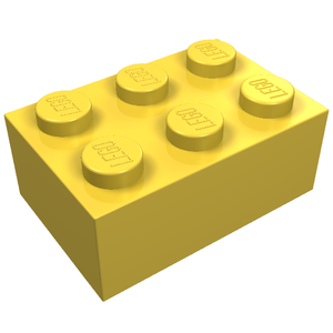 LEGO 3002 Brick 2 x 3 in Yellow - Authentic LEGO Part