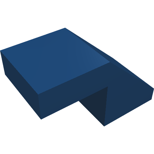 LEGO 28192 Slope 45 2 x 1 with Cutout without Stud in Dark Blue - Authentic LEGO Part
