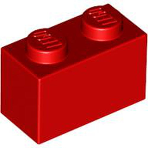 LEGO 3004 Brick 1 x 2 in Red - Authentic LEGO Part