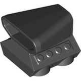 LEGO 50943 Vehicle, Air Scoop Engine Top 2 x 2 in Black - Authentic LEGO Part