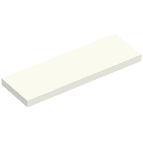 LEGO 69729 Tile 2 x 6 in White - Authentic LEGO Part