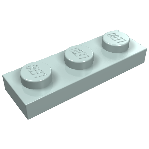 LEGO 3623 Plate 1 x 3 in Light Aqua - Authentic LEGO Part